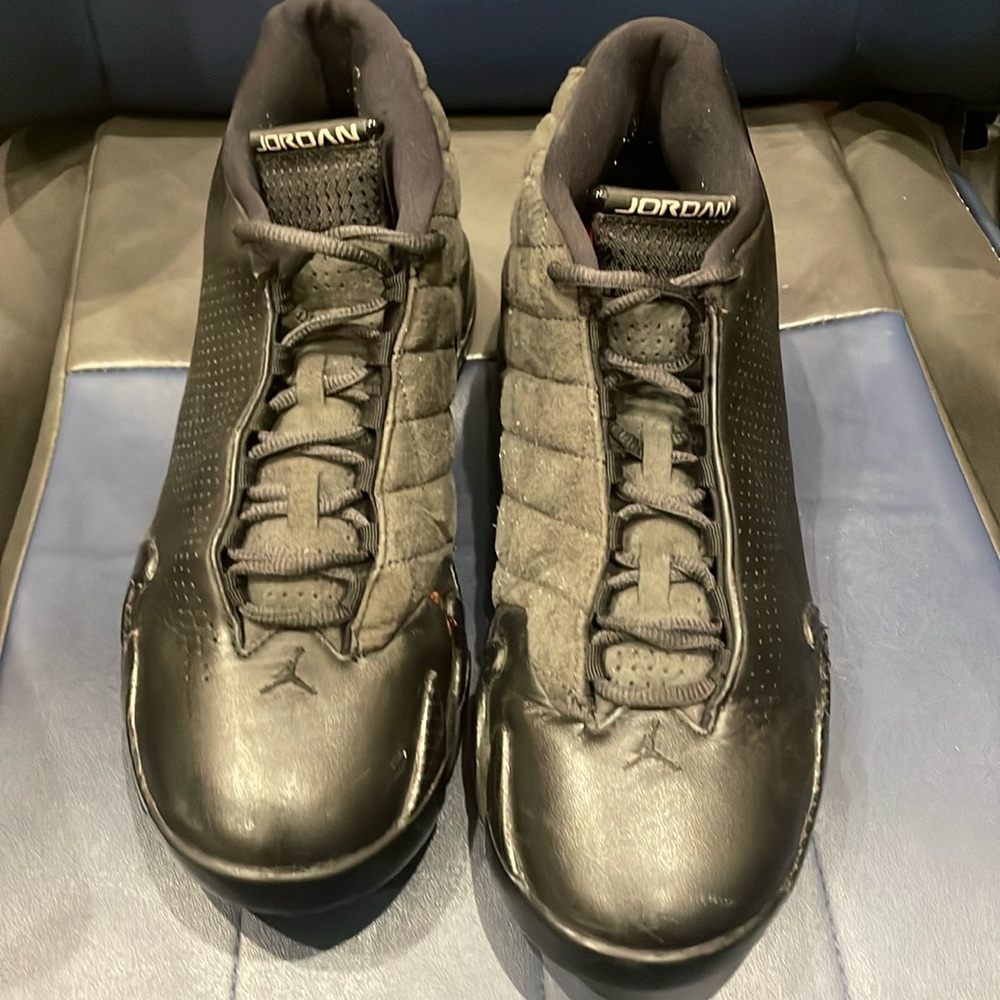 Air jordan 14 leather high trainers, used and in good condition, with no box.